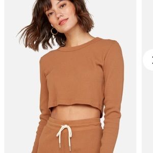 MATE the Label Organic Thermal Crop Top